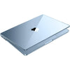 Klarer Hartschalen-Case für ein 13,6-Zoll-MacBook Air von oben.