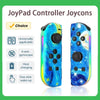A pair of blue and iridescent Joypad controllers shown next to a checkmark indicating choice.