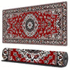 Vintage Persian rug design gaming mouse pad with non-slip rubber base
