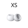A white replacement eartip silicone case for AirPods Pro.