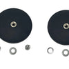 Black magnetic base mount bracket with four small mounting rings and screws.
