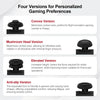 Four versions of silicone thumb grips for gamepads including convex, mushroom head, elevated, and anti-slip designs