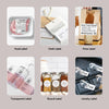 Varias etiquetas de papel térmico autoadhesivas, incluyendo para alimentos, telas, precios, transparentes, redondas y joyería