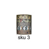 A set of five rolls of decorative floral masking tape featuring various natural and botanical patterns.