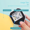 A hand is shown using a 3-in-1 corner rounder punch for card making, demonstrating how to align paper and press the handle to