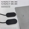 Cargador inalámbrico magnético gris oscuro para iPad Pro 11 pulgadas modelos M4 y M5
