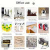 A collection of office and decor items including a pen fix, chaos pendulum, card case fixing, surveillance camera, potted orn
