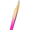 Precision eyelash extension tweezers with a gradient finish, showing pink and orange tones.
