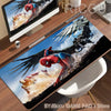 Spider-Man anime desk mat featuring a dynamic character in a dark, gritty environment