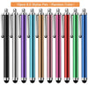 A set of ten precision universal touch stylus pens in various random colors.