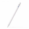A white universal stylus pen with a blue tip shown diagonally against a white background.