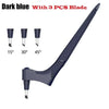 Dark blue 3 PCS blade art cutting tool set with adjustable angles of 15, 30, and 45 degrees
