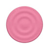 A pink ripple grip magnetic phone stand with a silicone finish.