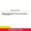 Silver precision carbide tip scriber with a 133mm length.