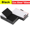 Rubans d'attache auto-adhésifs noir velcro mesurant 50x100 mm