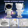 Lampe de nuit astronaute flexible avec base amovible et tête rotative pour décoration de chambre d'enfant