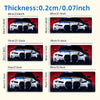 A set of large non-slip gaming mouse pads featuring various BMW racing car designs and dimensions.