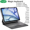 A Magic keyboard for iPad Air devices, showing the keyboard and case design.