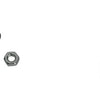 A set of magnetic base mount brackets including a black circular plate and various metal rings and hex bolts.