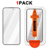 One pack of three HD tempered glass screen protectors for iPhone 17 Pro Max, 18 Pro Max, and 18 Duo devices.