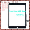 Panel de reemplazo de pantalla negra para iPad con vidrio LCD frontal y OCA