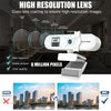 Verre autofocus 4K HD blanc pour images haute résolution, montrant des comparaisons.