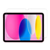 A clear tempered glass screen protector is shown with colorful, abstract shapes on an iPad display.
