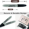 A black marker pen labeled Super Sharuo with measurements indicating 5.8 inches and 3.5 inches.