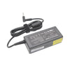 A black AC adapter cable and power brick for a laptop charger.