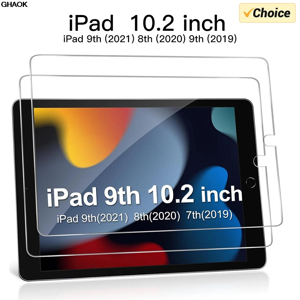 Tempered glass screen protector for iPad 9th generation 10.2 inch model