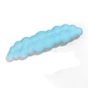 Light blue ergonomic memory foam wrist rest pad for desk and mouse