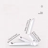 A white foldable adjustable tablet stand shown in a side view with measurements.