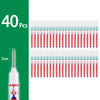 A set of 40 precision waterproof marking pens in various colors and tips, shown next to a 2cm scale.