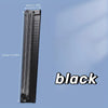 A black portable manual paper cutter trimmer shown vertically with dimensions 33cm/12.99in and 6cm/2.36in.