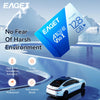 بطاقة EAGET TF تحمي السيارة من البيئات القاسية، تسلط الضوء على ميزات مقاومة الماء IPX7 والحماية من الأشعة السينية.