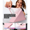 Pink PU Leather Fusion protective case for an Apple iPad showing a premium protection with TPU layer.