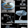 All-metal support for a 360° rotating mobile phone holder with adjustable angle and heavy-duty installation.