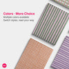 Multiple colored striped folio covers for a Bigme B6 e-reader.