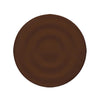 A round, dark brown magnetic phone stand with a silicone finish.