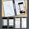 A set of A5 reusable whiteboard notebooks and a smartphone displaying mathematical formulas.