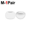 Une paire de embouts en silicone blancs de rechange pour AirPods Pro