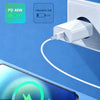 A phone is being charged using a 40W fast charging adapter and cable, showing a 50% charge level.