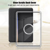 Clear acrylic back cover for a single back shell used independently