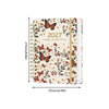 A5 spiral bound planner featuring floral and butterfly designs with monthly tabs for 2027