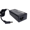 Black AC adapter for HP laptops with a power cord and plug.