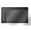 Matte film screen protector for an artist drawing monitor with a clear protective layer.