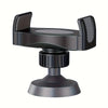 A black 360° adjustable magnetic phone holder designed for gym and fitness use.