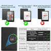 Comparison chart showing compatibility of a premium leather case for Kindle Paperwhite models and generations.