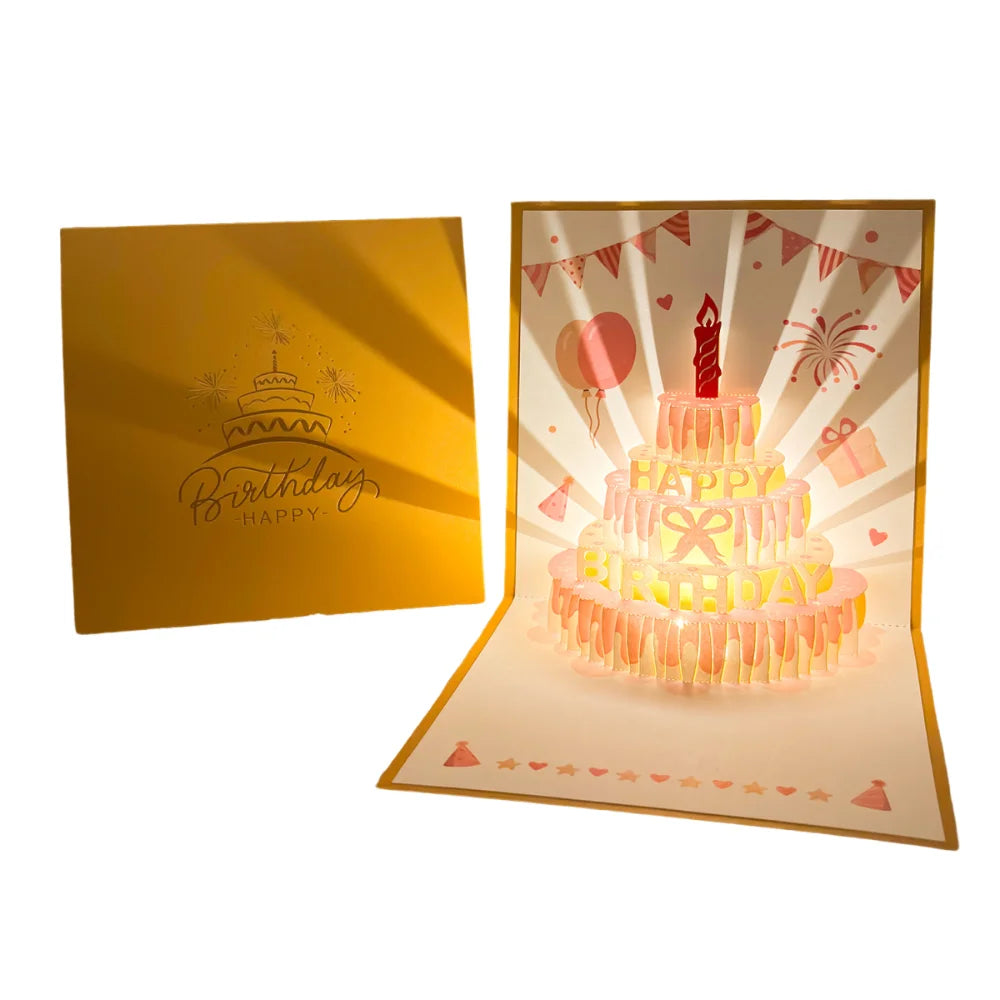 Musical LED Birthday Greeting Card