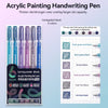 A set of Languo 90-color acrylic gel pens featuring various black and colored ink options.
